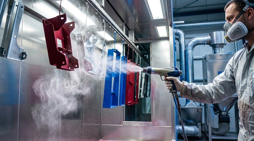 الطلاء بالبودرة الكهروستاتيكية