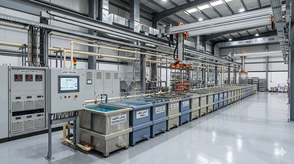 إنشاء خطوط طلاء المعادن من الألف إلى الياء